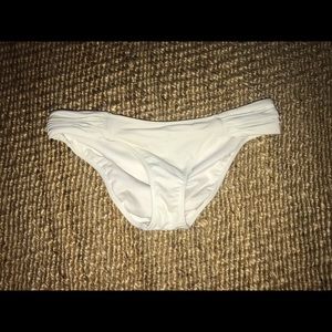 Victoria’s Secret Pink White Bikini Bottoms